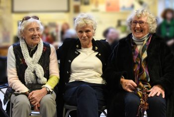 Dame Julie Walters and fans