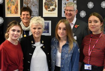 Dame Julie Walters and fans