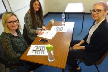 The mocks gave students a fantastic opportunity to develop interview skills