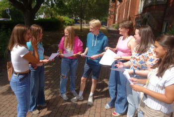 Collyer’s students celebrate their results