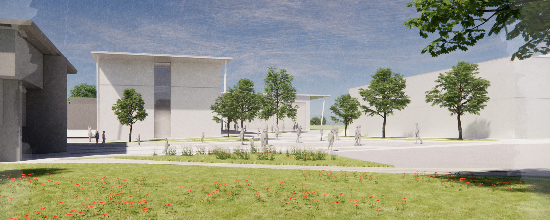 Artist's impression of the Tech building