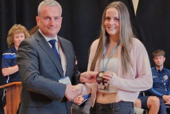 Sport Awards - Emily McWatt won Most Improved Netball Player