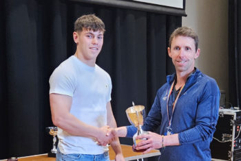 Sport Awards - Will Knowles recieves the Mia Crane Award