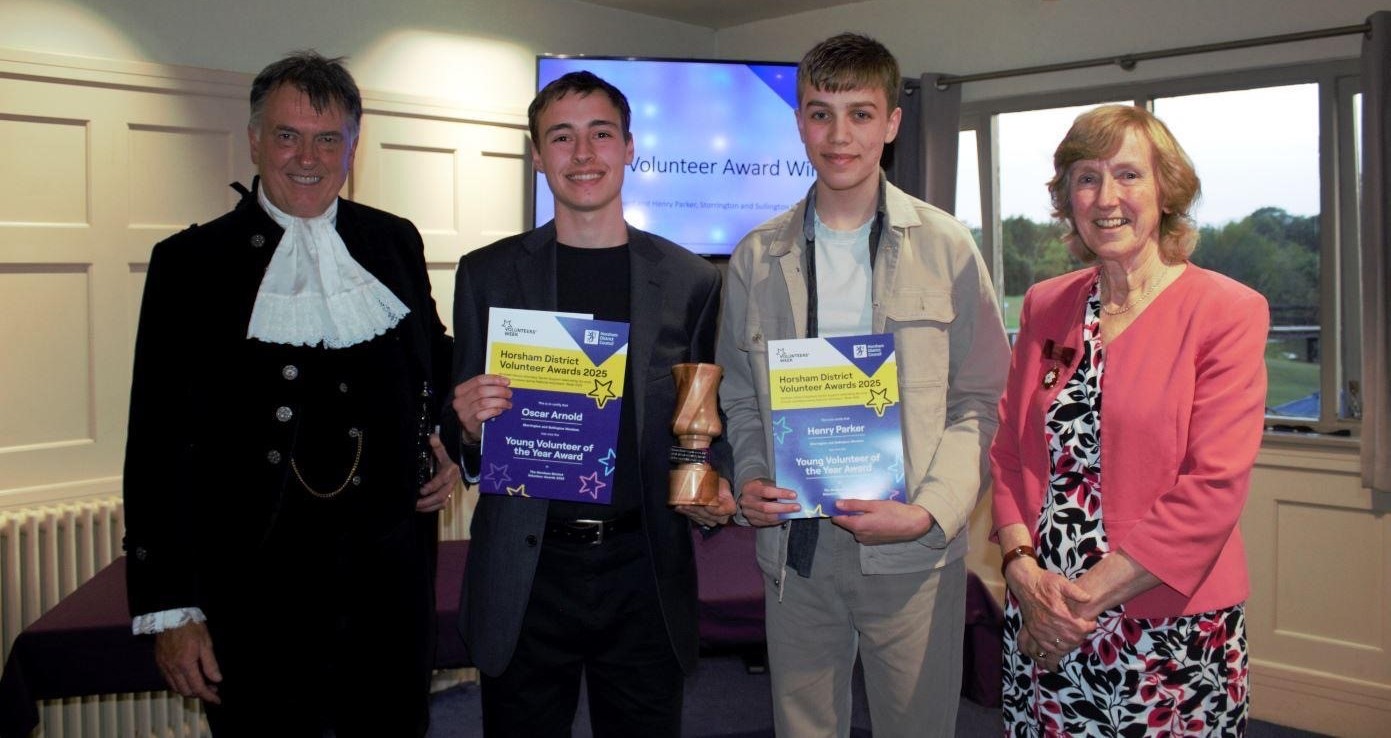 Oscar Wins Young Volunteer Award