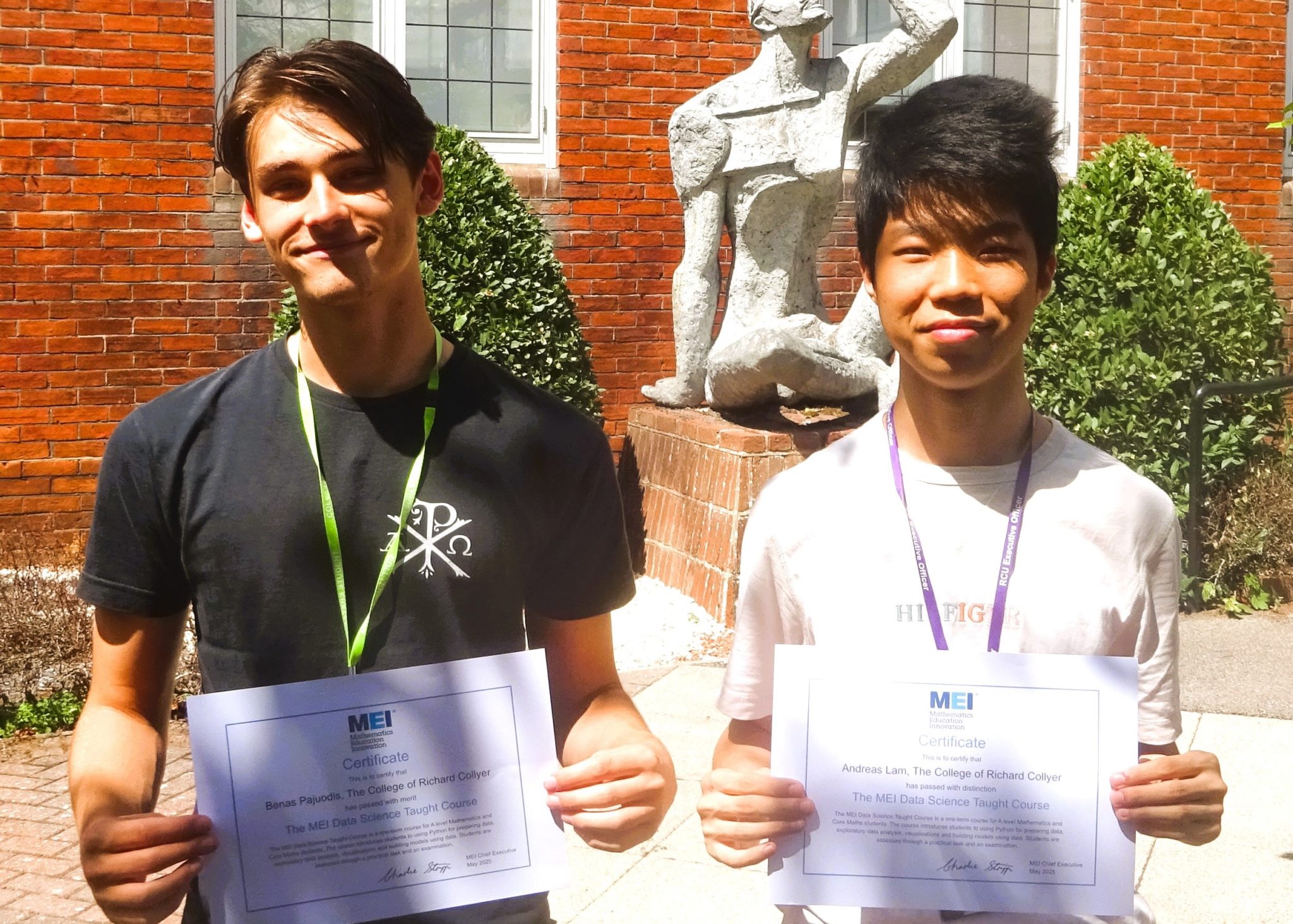Students Work Adds Up To Success