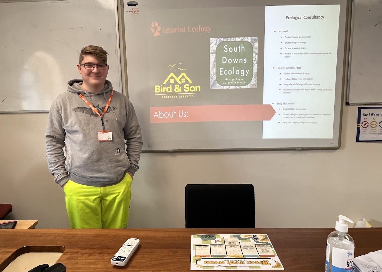 Ex Student Returns To Talk Wildlife Surveys